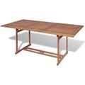 vidaXL Garden Table 70.9 x35.4 x29.5 Solid Teak Wood 3034