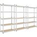 xrboomlife Shelves 5 Tier Adjustable Metal Shelving Unit Utility Shelves Garage Racks for Warehouse Garage Pantry Kitchen- Blue 29.5 x 12 x 60 Inch 2PCS