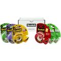 Scotch Variety Tape Pack 6 Pack Assorted Tapes Include Magic Tape Double-Sided Tape Gift-Wrap Tape and Super-Hold Tape