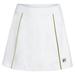 Fila Women`s Backspin A-Line Tennis Skort White and Canary Yellow ( MEDIUM )