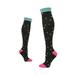 ASFGIMUJ 3 Pairs Womens Socks Warm Sports Stretch Compression Socks Outdoor Sports High Leg Running Pressure Socks