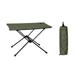 Tomshoo Sturdy Folding Picnic Table Portable Camping Desk for Backyard Use Aluminum Alloy