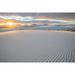 USA- New Mexico- White Sands National Monument. Sunset on white sand dunes and clouds. Poster Print - Gallery Jaynes (36 x 24)