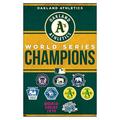 MLB Oakland Athletics - Champions 23 Wall Poster 22.375 x 34 Framed