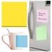 Nomeni Sticky Note Clearance! 3*3 Feet Tearable and Super Sticky Notes Bright Colors 100 Sheets School Supplies Fluorescent Yellow