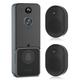 Tomshoo Smart Doorbell Camera Wireless Two Chime WiFi Video Doorbell with PIR Human Detection 2 Way Audio Night Vision Built in Battery Powered Door Bell for Home