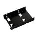 Black 3.5 in. to 2 x 2.5 in. Internal Hard Drive Hdd & Ssd Bay Converter