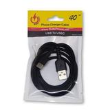 40 in. Male USB to Male USB-C Cable