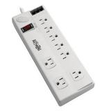 6 ft. Cord 8-Outlet Surge Protector with DSL Phone Line & Modem Surge Protection - 3150 Joules