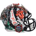 Ja'Marr Chase Cincinnati Bengals Autographed Riddell 2022 On Field Alternate Speed Mini Helmet - Signed in Orange Ink Art by Charles Fazzino GL68085463