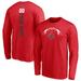 Men's Fanatics Branded Cardinal Louisiana Ragin' Cajuns Playmaker Personalized Football Long Sleeve T-Shirt