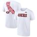 Men's Fanatics Branded White San Francisco 49ers Hot Shot T-Shirt