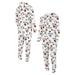 Men's Concepts Sport White Chicago Bears Allover Print Docket Union Full-Zip Hooded Pajama Suit