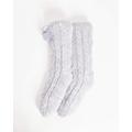 Ugg Pom Pom Fleece Crew Sock Grey