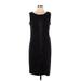 Signature by Sangria Casual Dress - Sheath: Black Dresses - Women's Size 12