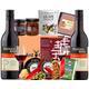 Red Wine and Cheese Hamper Gift - 2 Red Wine, 2 Award Winning Cheeses,Chutneys,Pate,Cheese Gift Set for both Men and Women-Cheese Themed Crossword Puzzle (Red Wine and Cheese)