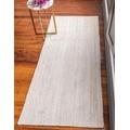 DecorAvenue Area Rugs Indian Handmade Natural Handwoven Braided Jute Rug for Living Room, Bedroom (75 x 180 Centimeter Runner, Off White)