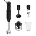 Haier Hand Mixer, I-Master Series 5 Electric Hand Blender, 4-in-1 Whisk, Masher, Chopper & Blender, Double Power Blades, 1000W, hOn App, Black [HHB5B5 S5]