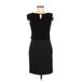 Ivy & Blu Casual Dress - Sheath: Black Jacquard Dresses - Women's Size 0