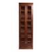 Forest Designs 72" H x 24" W Solid Wood Standard Bookcase Wood in Gray/Brown | 72 H x 24 W x 18 D in | Wayfair B6604-TDG