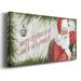 The Holiday Aisle® Arose Such A Clatter Collection D Premium Gallery Wrapped Canvas - Ready To Hang Metal in Red/White | Wayfair