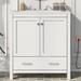 Winston Porter Milarain 30 Single Bathroom Vanity w/ Top Wood/Plastic in White | 34 H x 30 W x 18 D in | Wayfair 4B1A7ED0C79644E5B50224A33CF39EDF