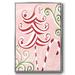 The Holiday Aisle® Candy Cane Holiday I Framed On Canvas Print Canvas, Solid Wood in Gray | 37 H x 25 W x 1.5 D in | Wayfair