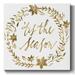 The Holiday Aisle® Golden Christmas I Canvas, Solid Wood in Black/Brown/White | 10 H x 10 W x 1.5 D in | Wayfair D68DCA5FE8EB496DB1F3BFFB995874BA