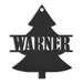 The Holiday Aisle® Holiday Shaped Ornament Metal in Black | 4 H x 4 W x 0.05 D in | Wayfair DFA5F83C25354C8D85A36FD03AA33AA0