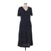 Paris Atelier & Other Stories Casual Dress - Midi: Blue Polka Dots Dresses - Women's Size 11