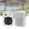 Herdio 5.25 Inches 300 Watts Indoor Outdoor Bluetooth Speakers Waterproof Wired Wall Mount System