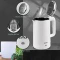 2 L Stainless Steel Electric Tea Kettle BPA-Free Hot Water Boiler Auto Shut-Off and Boil-Dry
