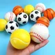 Squeeze Ball Hand Exerciser Orange Mini Basketball Football Hand Wrist Exercise Stress Relief PU