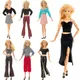 NK 1 Set Casual Outfit For 1/6 Doll Fashion DressBlouse Sport Wear Skirt Clothes for Barbie Doll