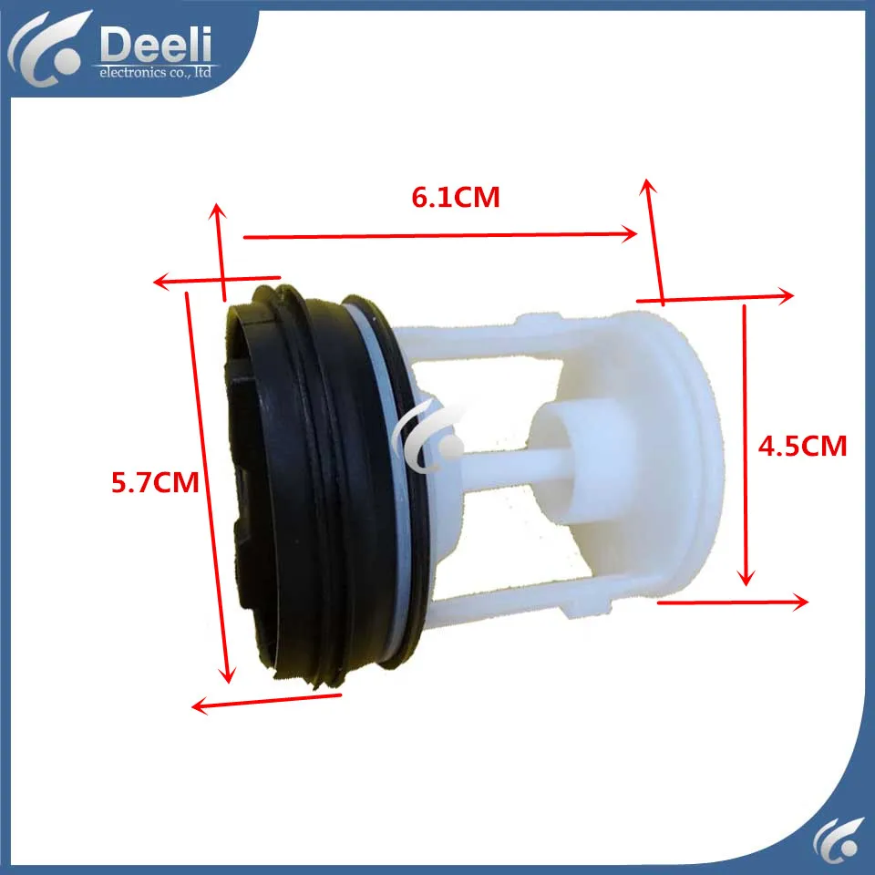 Neue 1 stücke für haier waschmaschine filter entwässerung pumpe abdeckung filter abfall wasser kappe filter stecker XQG70-1279 XQG70-HB1486