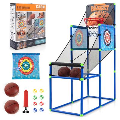 Costway 2-in-1 Kids Basketball Arcade & Sticky Balls Game w/Electronic - See Details