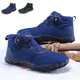 Men Winter Boots Outdoor Barefoot Boots for Women Ankle Boots Plush Warm Snow Shoes Non-slip