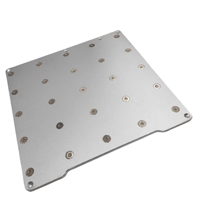 Funssor V-core 3,1 3D drucker MIC6 aluminium legierung bauen platte mit magneten 6mm dicke 330X330mm größe für vcore 3,1 3D Image