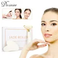 White Jade Roller Gua Sha Set Massage Tool White Jade Anti Aging Eye Puffiness Wrinkles Skin care