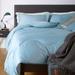 Herringbone Fjord Blue All-In-One Duvet Comforter