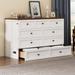 Wood Murphy Bed Chest with Storage Drawer, Can Be Folded into Cabinet
