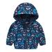 Deals Clearance under 5.00 Lindreshi Winter Coats for Toddler Girls and Boys Toddler Kids Baby Boys Girls Fashion Cute Flowers Car Pattern Windproof Jacket Hooded Coat