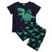 Shiningupup Toddler Kids Boys Summer Short Sleeve Dinosaur T Shirts Tops Shorts Outfits Clothes Set 2 To 7 Years Kids Baby Boy s Clothing Baby Boy Rompers 3 6 Months Pack