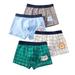 KYAIGUO Printed Boys Boxer Briefs 4PCS Toddler Breathable Assorted Underwear Kids Soft Cotton Shorts Pure Comfort Cotton Boxer Briefs