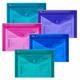 Polyfile Wallet File Polypropylene A5 Electra Assorted Colours ( - Assorted - Snopake