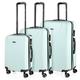 ITACA - Gepäck-Sets, Reisekoffer, Reisekoffer Set, Kofferset, Hartschalenkoffer, Trolley-Set, Luggage - Große Auswahl an Koffer & Trolleys für Jede Reise! 71100, Minzgrün