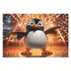 Cute Penguin Jigsaw Puzzles for Kids 1000 Pieces 3d Cute Penguin Wooden Puzzle Decompression Game for Adults Women Kids Girl Family Gathering Educational Game Toys （75 * 50cm）