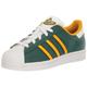 adidas mens Superstar, Collegiate Green/Crew Yellow/White, 11.5