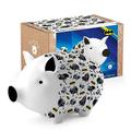 Tilly Pig Ceramic Kids Piggy Bank Boys Girls Superhero Batman Design Money Box