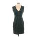 BCBGMAXAZRIA Casual Dress - Shift: Green Dresses - Women's Size 2X-Small